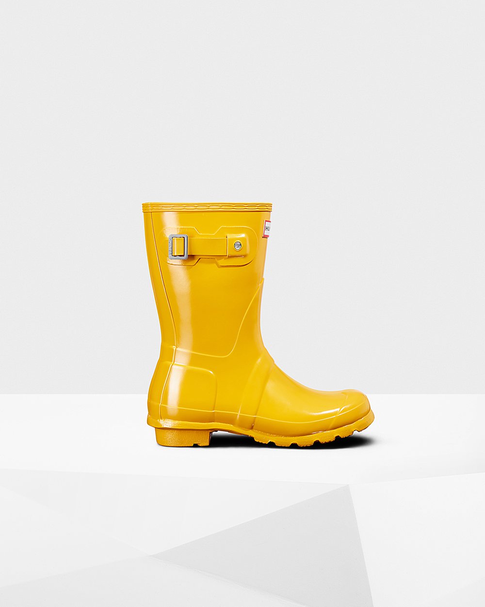 Hunter Mujer Original Gloss - Botas de Lluvia Amarillo - 487-ZWSRJI